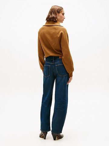 Tommy Hilfiger - Quần jeans ống rộng nữ Premium Denim Milo Barrel Jeans - 3