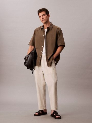 Calvin Klein - Quần dài nam Cotton Linen Pants