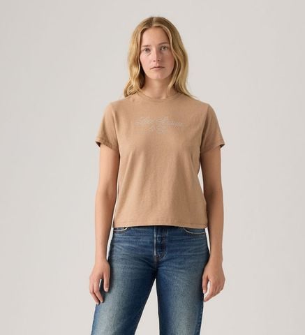 Levi's - Áo thun thời trang nữ Women's Graphic Classic Tee - Brown