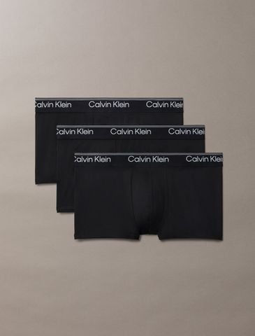 Calvin Klein - Bộ ba quần lót nam 3 Pack Low Rise Trunks - Microfibre Stretch