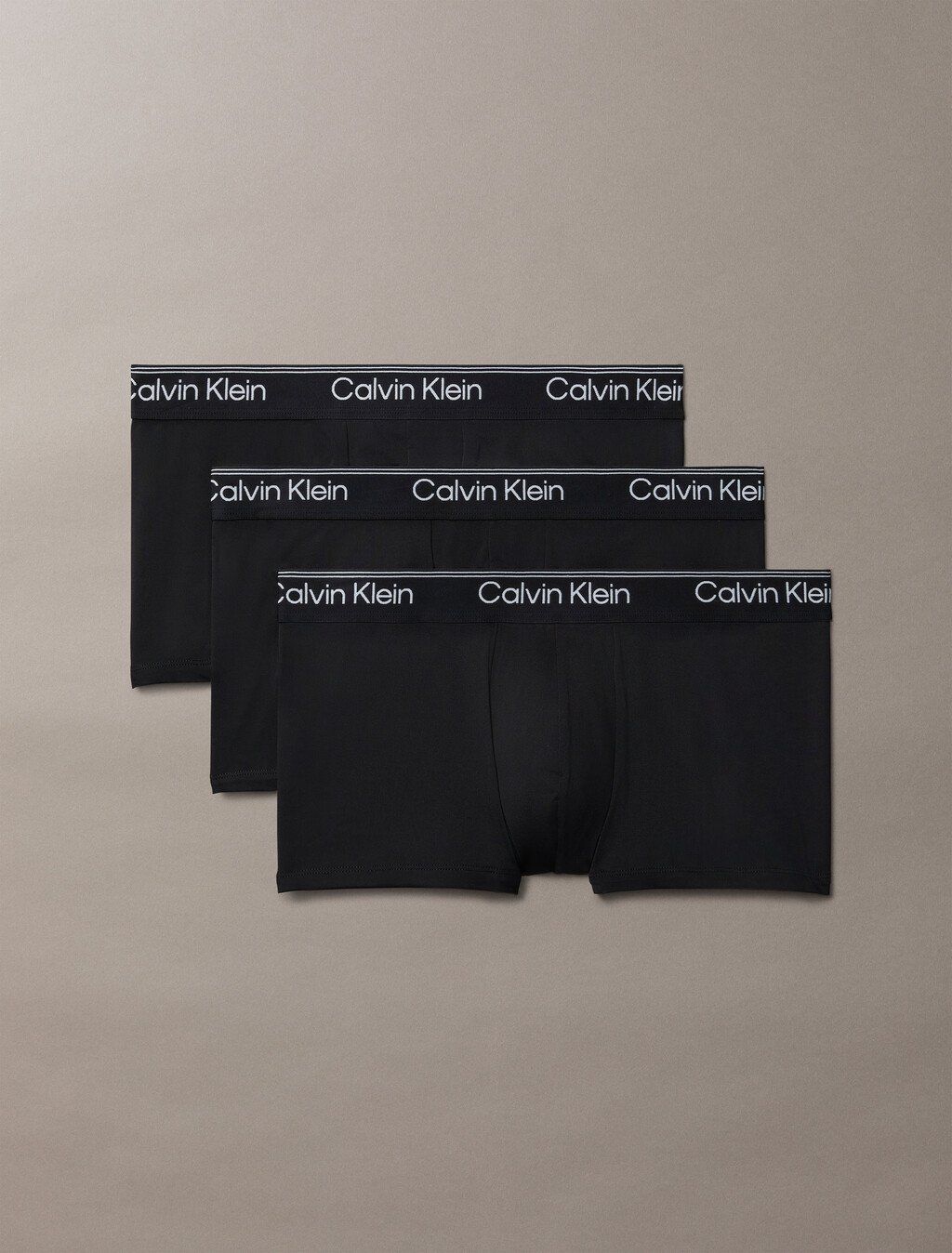 Calvin Klein - Bộ ba quần lót nam 3 Pack Low Rise Trunks - Microfibre Stretch
