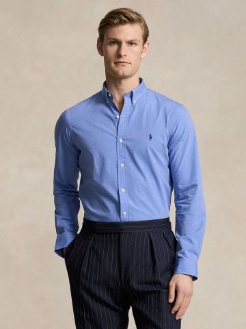 Ralph Lauren - Áo Sơ Mi Nam Slim Fit Stretch End-On-End Shirt