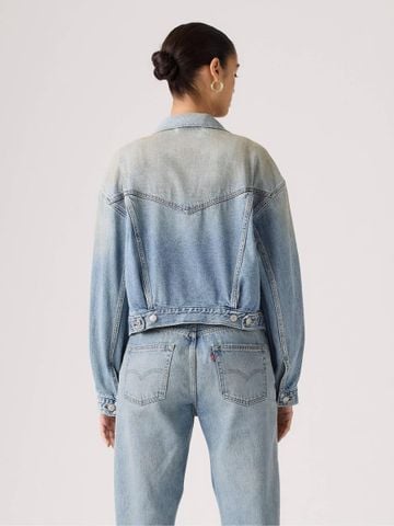 Levi's - Áo Khoác Jean Nữ Cropped '90s Trucker Jacket