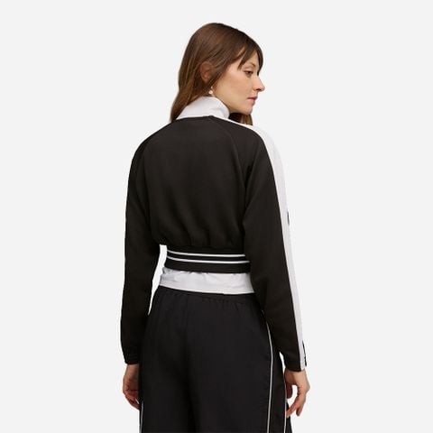 Puma - Áo Khoác Thể Thao Nữ T7 Pique Relaxed Cropped Track Jacket