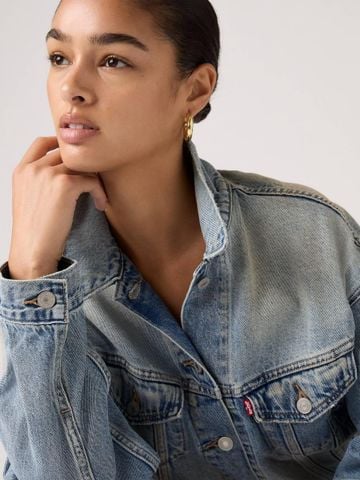 Levi's - Áo Khoác Jean Nữ Cropped '90s Trucker Jacket