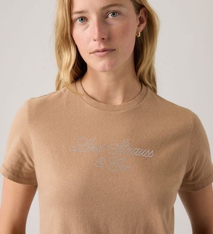 Levi's - Áo thun thời trang nữ Women's Graphic Classic Tee - Brown