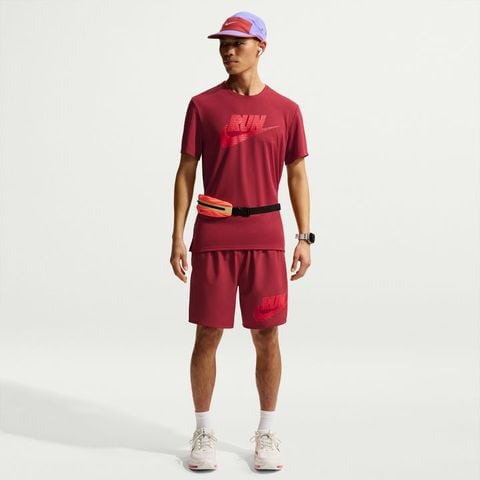 Nike - Áo Tay Ngắn Thể Thao Nam Miler Men's Dri-FIT UV-Protection Short-Sleeve Running Top