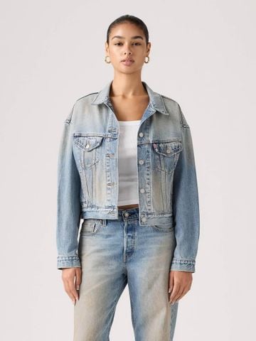 Levi's - Áo Khoác Jean Nữ Cropped '90s Trucker Jacket