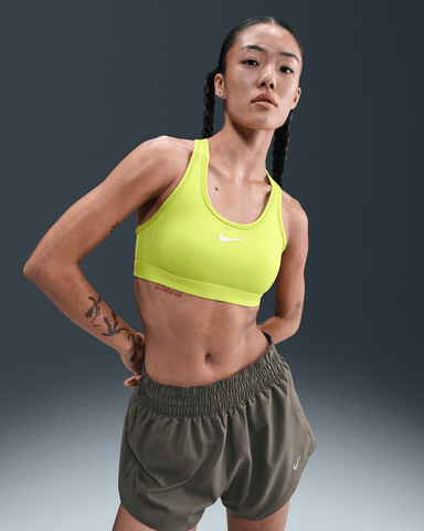 Nike - Áo ngực thể thao Nữ Swoosh Medium-Support Women's Padded Sports Bra