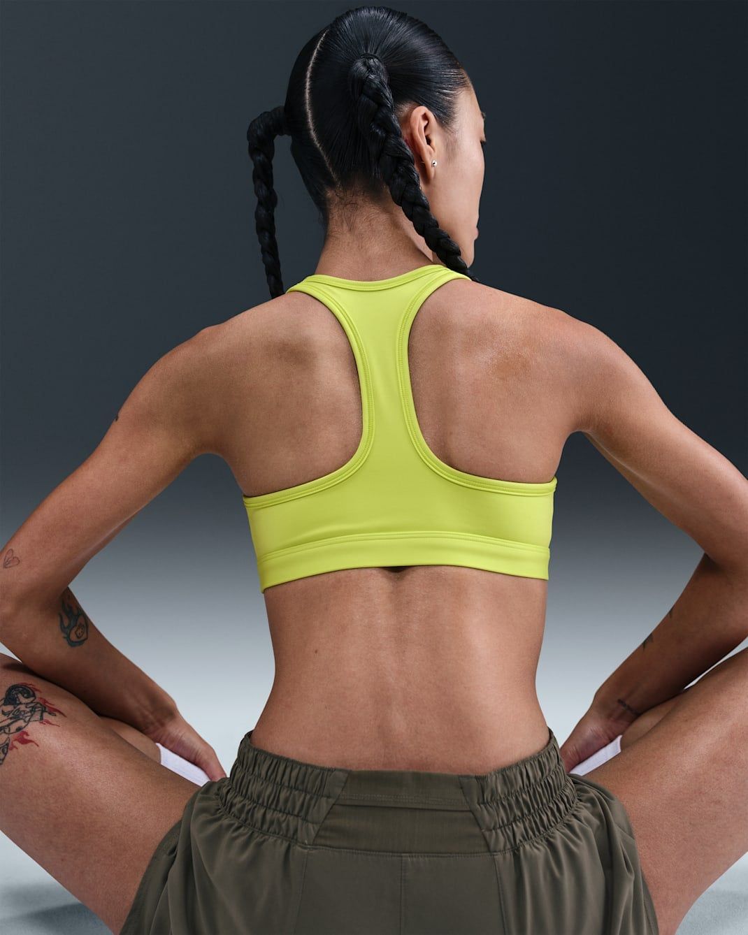 Nike - Áo ngực thể thao Nữ Swoosh Medium-Support Women's Padded Sports Bra