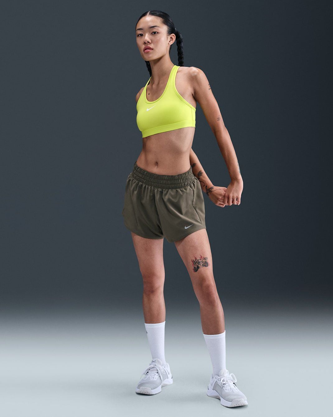 Nike - Áo ngực thể thao Nữ Swoosh Medium-Support Women's Padded Sports Bra