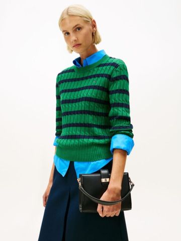 Tommy Hilfiger - Túi Xách Cầm Tay Nữ Heritage Mini Satchel