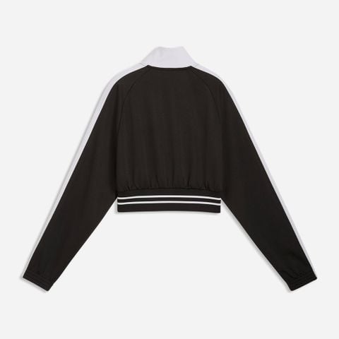 Puma - Áo Khoác Thể Thao Nữ T7 Pique Relaxed Cropped Track Jacket
