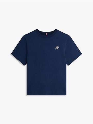 Tommy Hilfiger - Áo Thun Tay Ngắn Nữ TH Script Regular Crew Neck Short Sleeve Tee