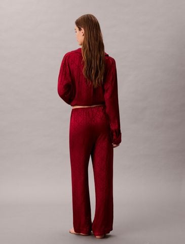 Calvin Klein - Quần ngủ nữ Satin Sheen Print Pyjama Pants