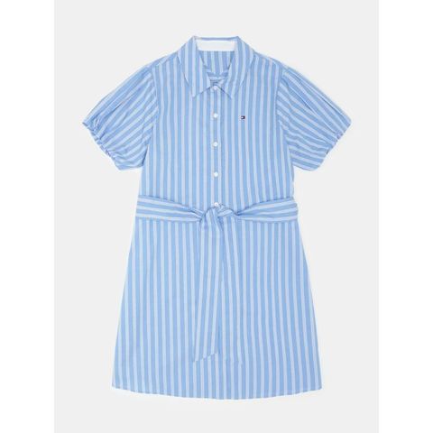 Tommy Hilfiger - Đầm Nữ Soft Poplin Puff Short Sleeve Dress