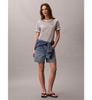 Calvin Klein - Áo Thun Tay Ngắn Nữ Monogram Stripe Trim Tee