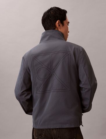 Calvin Klein - Áo khoác nam Emblem Reversible Nylon Jacket