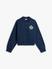 Tommy Hilfiger - Áo khoác tay dài nữ Flex Fleece Logo Relaxed Bomber Cardigan