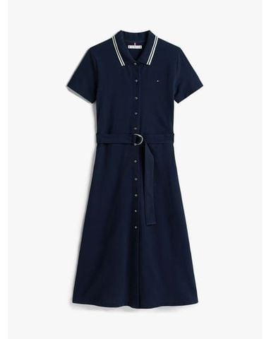 Tommy Hilfiger - Đầm nữ TH Cotton Midi Polo Dress - 3
