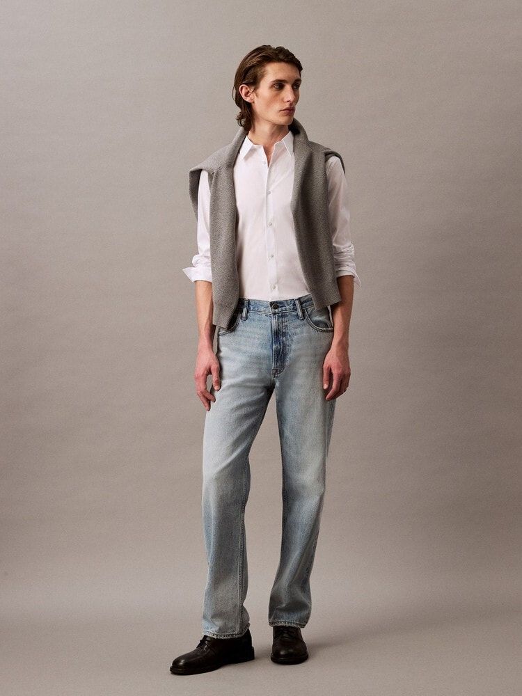 Calvin Klein - Áo sơ mi tay dài nam Slim Stretch Button-Down Shirt