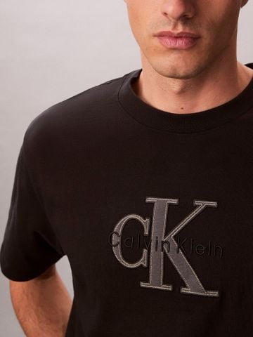 Calvin Klein - Áo Thun Tay Ngắn Nam Monologo Outline Graphic Classic T-Shirt