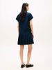Tommy Hilfiger - Đầm Tay Ngắn Nữ Gold-Tone Button Relaxed Mini Shirt Dress