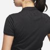 adidas - Áo thun có cổ đánh gôn Nữ Women's Adidas Go-To Jacquard Golf Polo - Black