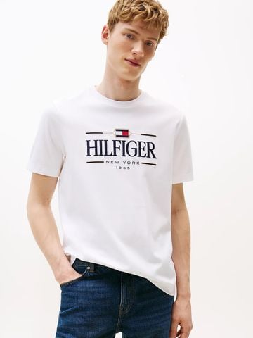 Tommy Hilfiger - Áo thun tay ngắn nam Tonal Logo Embroidery T-Shirt