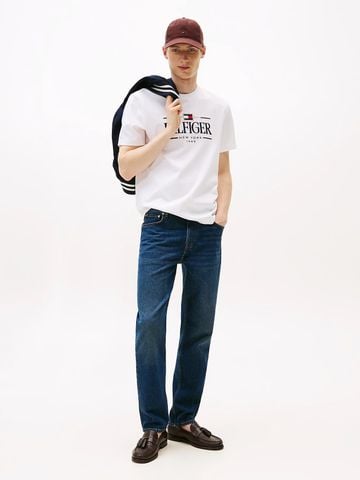 Tommy Hilfiger - Áo thun tay ngắn nam Tonal Logo Embroidery T-Shirt