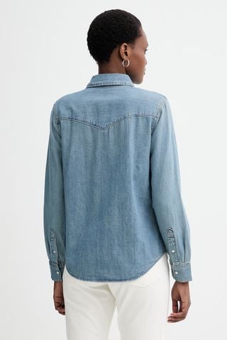 Levi's - Áo Sơ Mi Tay Dài Nữ Iconic Western Denim Shirt