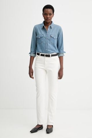 Levi's - Áo Sơ Mi Tay Dài Nữ Iconic Western Denim Shirt