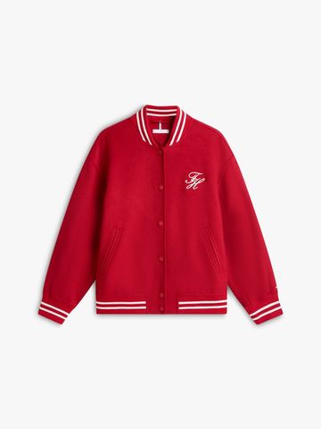 Tommy Hilfiger - Áo Bomber Nữ DF Wool Varsity Bomber