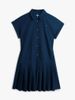 Tommy Hilfiger - Đầm Tay Ngắn Nữ Gold-Tone Button Relaxed Mini Shirt Dress