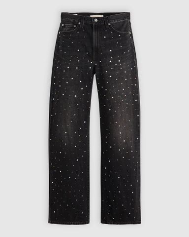 Levi's - Quần dài jean ống rộng nữ Ribcage Wide Leg Jeans - Black