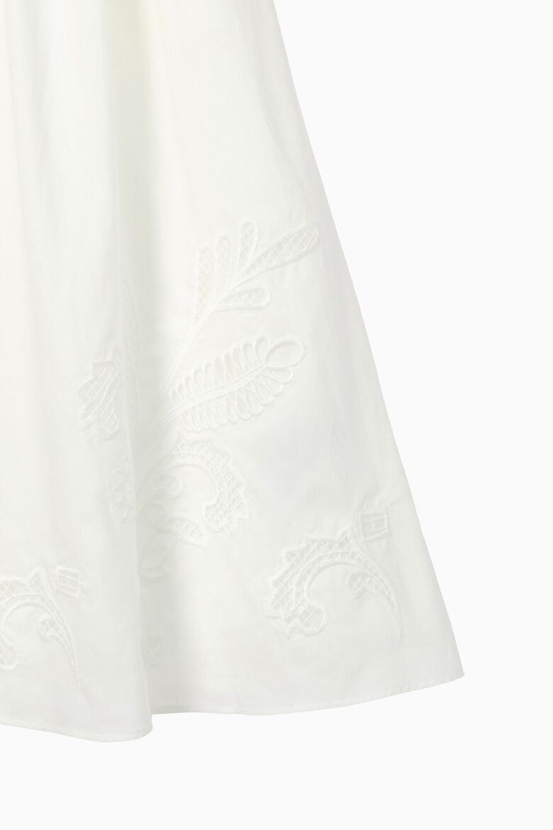 Tommy Hilfiger - Đầm nữ TH Emb Anglaise Midi Polo Dress