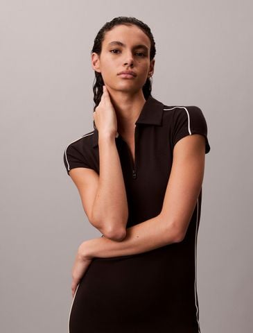 Calvin Klein - Đầm Polo Nữ Tech Knit Polo Mini Dress