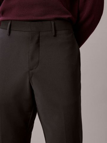 Calvin Klein - Quần tây nam Tropical Wool Slim Trouser