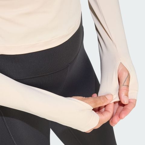 Adidas - Áo Tay Dài Thể Thao Chạy Bộ Nữ Run Essentials Long Sleeve