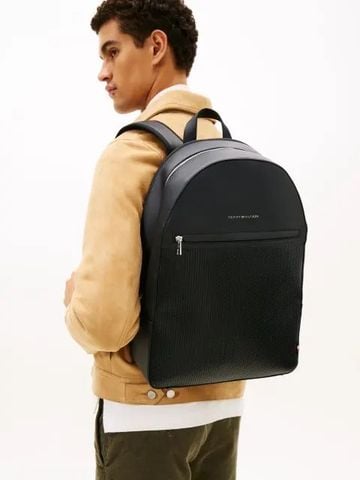 Tommy Hilfiger - Ba lô nam Metal Logo Woven Backpack - 2