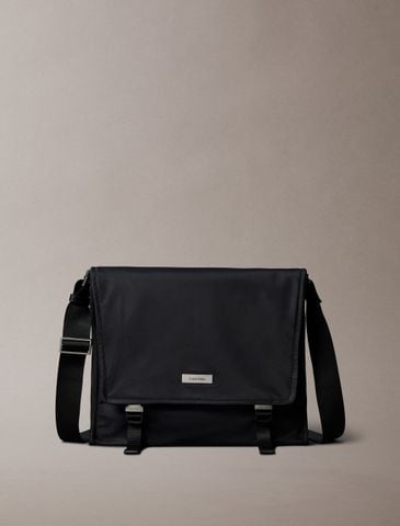 Calvin Klein - Túi đeo chéo nam Matte Nylon Messenger Bag