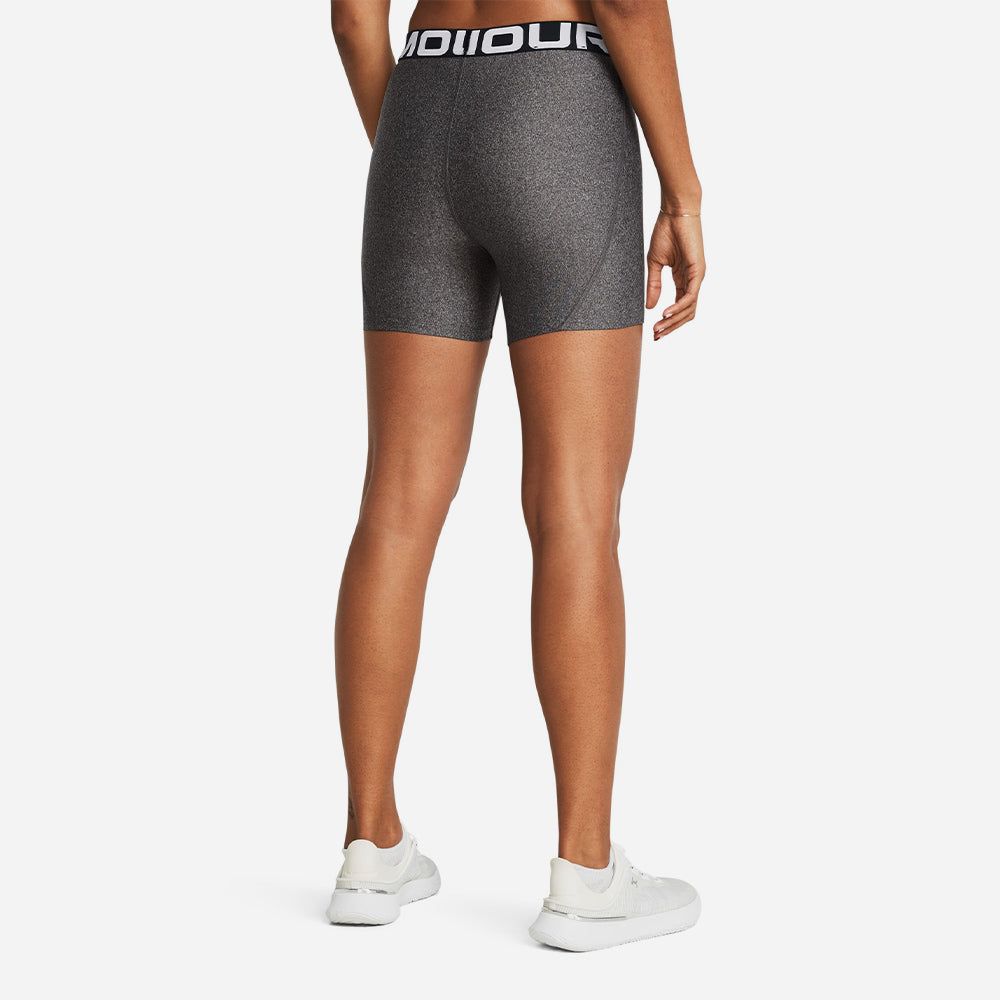 Under Armour - Quần ngắn ống bó thể thao nữ Highrise Authentics Middy Training