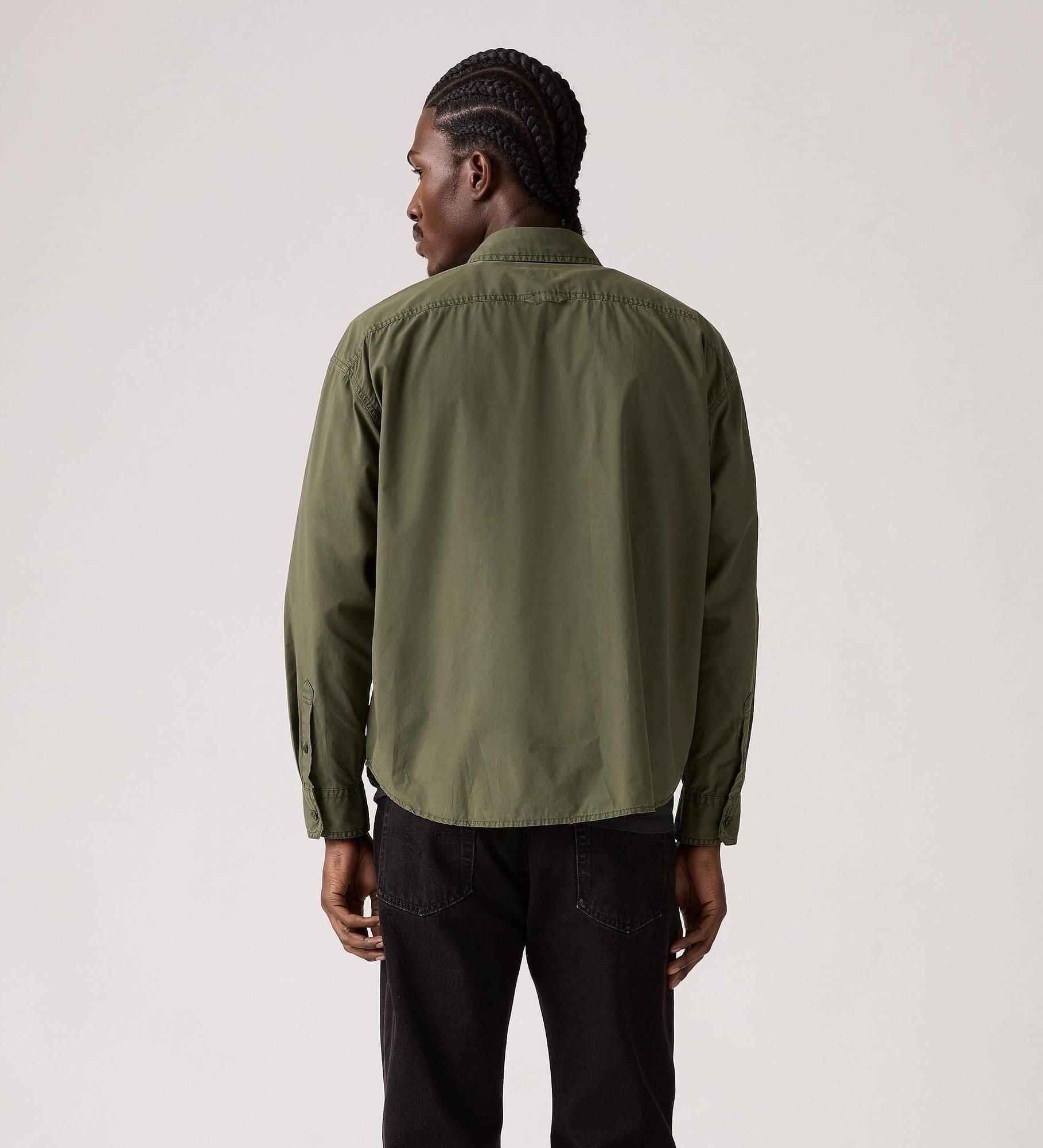 Levi's - Áo sơ mi tay dài nam Zandt Cropped Shirt