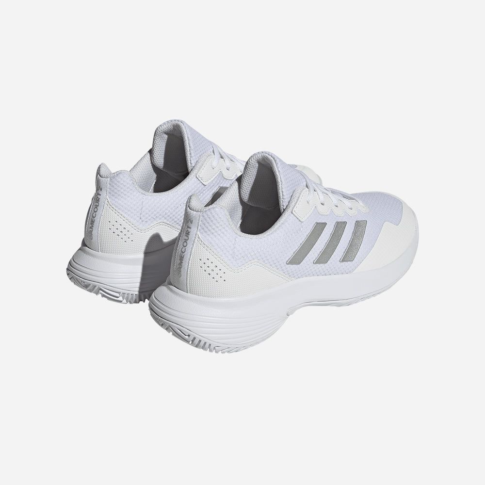 adidas - Giày quần vợt Nữ Women's Adidas Gamecourt 2.0 Tennis Shoes - White