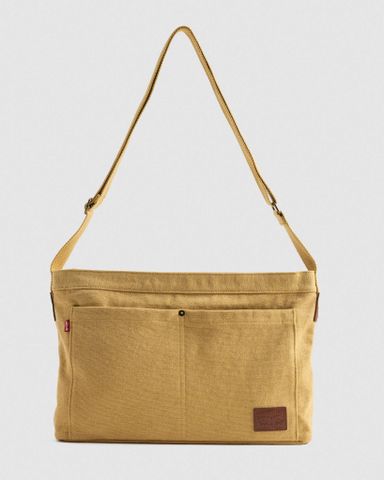 Levi's - Túi đeo chéo nam Heritage Messenger Bag - Yellow