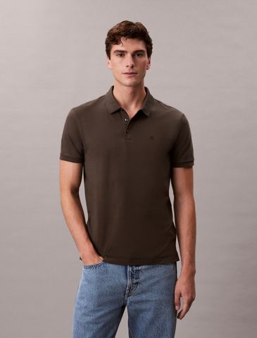 Calvin Klein - Áo polo tay ngắn nam Classic Monogram Polo