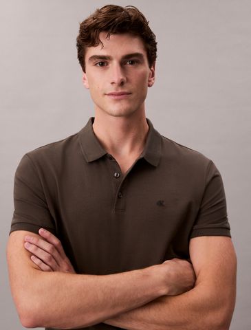 Calvin Klein - Áo polo tay ngắn nam Classic Monogram Polo - 3