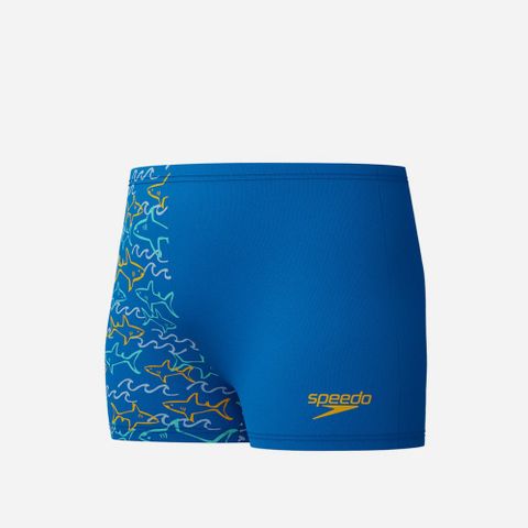 Speedo - Quần bơi bé trai Digital Allover Blue Aquashort