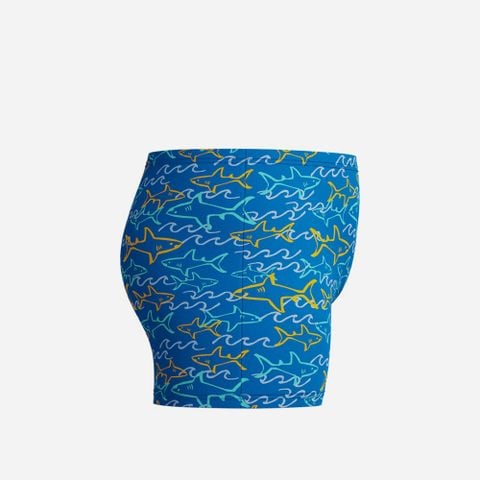 Speedo - Quần bơi bé trai Digital Allover Blue Aquashort - 2