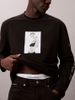 Calvin Klein - Áo tay dài nam Kate Moss Graphic Relaxed T-Shirt